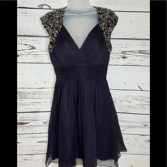 SCALA Sequined Cocktail Party Homecoming Dress - Picture 9 of 9